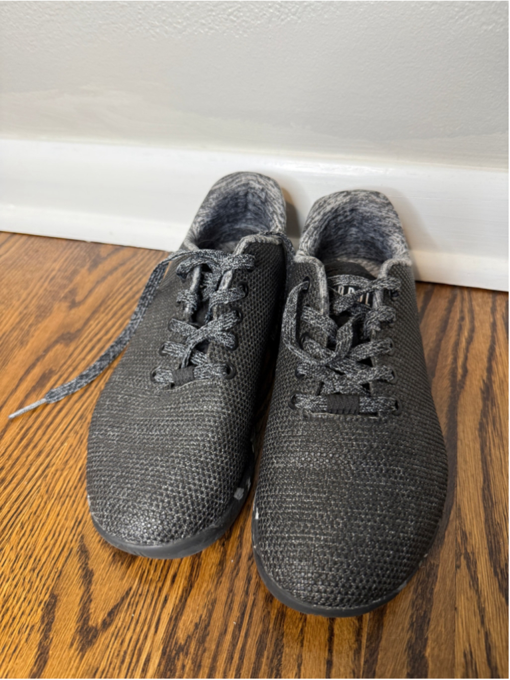 NOBULL Black Heather Granite Outwork Trainers Women’s 7 Men’s 5.5